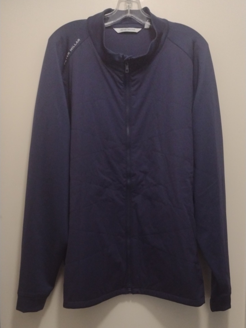 Peter Millar Navy Quilted Zip Jacket (J1355)